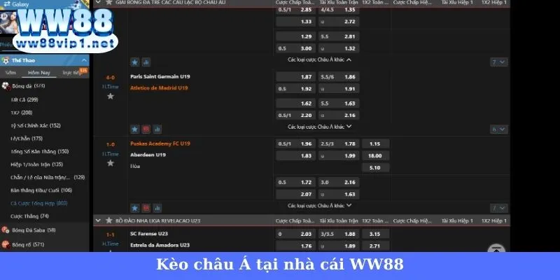 Kèo châu Á WW88 - Giải mã loại kèo cực hot hiện nay 2 Lý do kèo châu Á tại nhà cái WW88 phổ biến